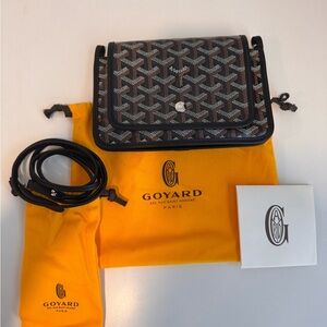 Brand New with Tags (NWT) Goyard Goyardine Plumet Cross-Body Bag, Purse, Clutch